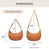 Jadyn Crescent Crossbody Bag - Terracotta Dot - 4 of 4
