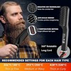 XIKEZAN Beard Straightener for Men,Premium Heated Beard Brush w/Anti-Scald Feature,Beard Straightening Comb,Unique Gifts - 3 of 4