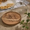 Park Designs Leaves Wood Cheese Board With Glass Dome - 2 of 4