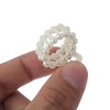 Unique Bargains Women Fashion Pearl Mini Hair Clip Pearl Oval Hairdo Clips 6 Pcs - 3 of 4