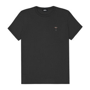 Dalix Espresso Martini Embroidered Lightweight Relaxed Jersey Tee Summer Cute Food Womens - 1 of 4