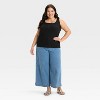 Women's Slim Fit Ribbed Tank Top - Ava & Viv™ - 3 of 3