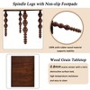 Airsurfer Solid Wood End Table with Drawer, Easy Assembly Vintage Narrow Sofa Side Table for Living Room - 4 of 4