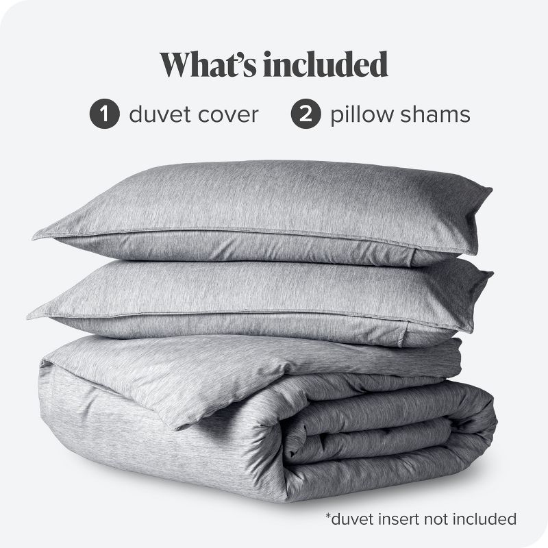 Double Brushed Duvet Set - Ultra-Soft, Easy Care by Bare Home, 4 of 8