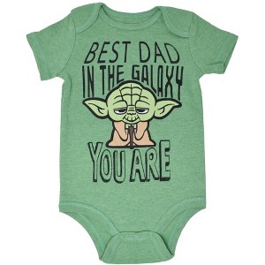 Star Wars Yoda Baby Bodysuit Newborn to Infant - 1 of 4