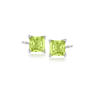 Ross-Simons 2.20 ct. t.w. Peridot Stud Earrings in Sterling Silver - 1 of 3