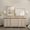Keonjinn Framed Wall Mirror, Modern Rectangular Bathroom Vanity Mirror, Wall Mounted - 2 of 4