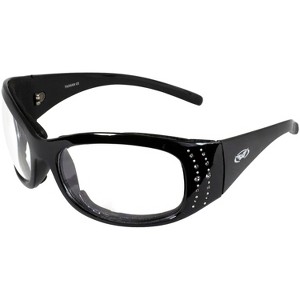 Global Vision Eyewear Marilyn 2 Plus Safety Motorcycle Glasses with Clear Lenses - 1 of 4