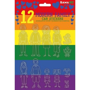 Gamago GAMAGO Modern Family Car Stickers | Set of 12 - 1 of 3