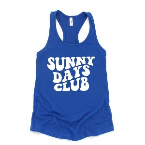 Simply Sage Market Women's Sunny Days Club Graphic Racerback Tank - 1 of 3
