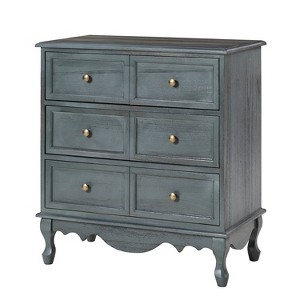 Galatea 30'' Tall 3 - Drawer  Nightstand | HULALA HOME - 1 of 4