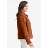 Jessica London Women's Plus Size Suede Jean Jacket - 4 of 4