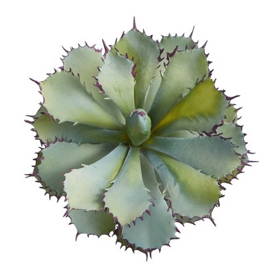 Luminous Summer Succulent 13" Potted Artificial Plant with Lights