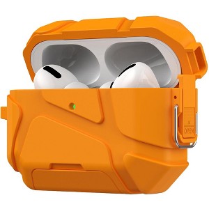Nakedcellphone Meteorite Series Combo for Apple Airpods Pro 3 - Rugged Case with Stand + Lanyard + Clip + Cleaning Kit - 1 of 4