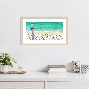 Amanti Art Beach Joy by Rick Novak Wood Framed Wall Art Print - 1 of 4