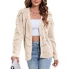 Clearlove Women’s Crochet Button-Up Cardigan Long Sleeve Boho Lace Knit Sweater Lightweight Openwork Cover-Up - 3 of 4
