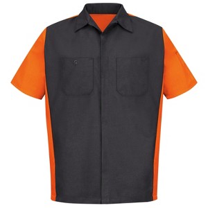 Red Kap Men's Short Sleeve Two-Tone Crew Shirt - 1 of 4