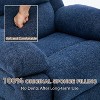 Rocking Nursery Glider Recliner Chair,360 Degree Swivel Rock Recliner Chairs Single Sofa with Vibration Massage and Heating for Living Room Bedroom - 4 of 4