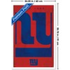 Trends International NFL New York Giants - Logo 25 Framed Wall Poster Prints - 3 of 4