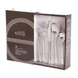 Gibson Elite Sparland Flatware Silverware Utensil Set with Spoons, Forks, and Knives for Kitchen Home Cutlery Use, Forged Stainless Steel (20 Piece)