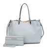 MKF Collection Kane Vegan Leather Women’s Satchel Bag with Wallet by Mia K - 2 of 4