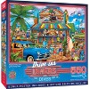 MasterPieces 550 Piece Jigsaw Puzzle - The Surf Dog Grill - Drive-Ins Diners Dives 18"x24" - 2 of 4