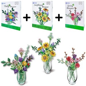 Contixo Floral Collection Building Block Set - 1 of 4