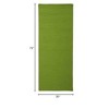 Colonial Mills Ikebana Braided Runner, Green 30"x72", Rectangle Shape - 2 of 3