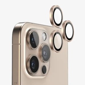 Entronix Camera Lens Protector Compatible with iPhone 16 Pro/16 Pro Max - Luxury Metal - 1 of 4