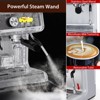 Espresso Machine with Grinder, Milk Frother Wand, 20 Bar Professional Espresso Maker with Barista Kit, 2.8L Water Tank - 4 of 4