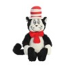Aurora Small Cat In The Hat Dr. Seuss Whimsical Stuffed Animal Black 8" - 2 of 4