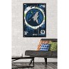 Trends International NBA Minnesota Timberwolves - Maximalist Logo 23 Framed Wall Poster Prints - 2 of 4