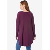 Roaman's Women's Plus Size V Neck Thermal Swing Tunic - 3 of 4