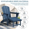 Hyleory 3-Level Adjustable Patio Accent Chair with Retractable Ottoman, Cup & Phone Holders - 4 of 4