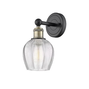 Innovations Lighting Norfolk 1 - Light Sconce in  Black Antique Brass - 1 of 1