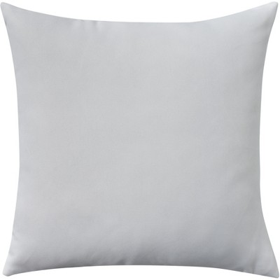 White and Blue Seashell Print 18" Square Throw Pillow