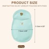 Unique Bargains Snap Button Velvet Jewelry Pouches with Pads 8 Pcs - 2 of 4