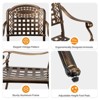 Karl Home |Bronze Aluminum Outdoor Stackable Dining Armchair (Set Of 2) - 4 of 4