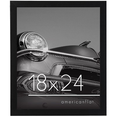 Americanflat 18x24 inch Black Poster Frame | Polished Plexiglass. Hanging Hardware Included!