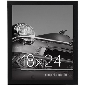 Americanflat 18x24 inch Black Poster Frame | Polished Plexiglass. Hanging Hardware Included! - 1 of 4