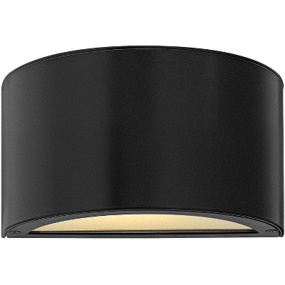 Hinkley Luna 5" Satin Black Modern Dark Sky LED Outdoor Wall Light