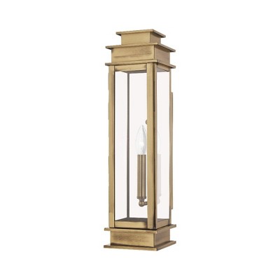 Livex Lighting Princeton 1 - Light Wall Light in  Antique Brass