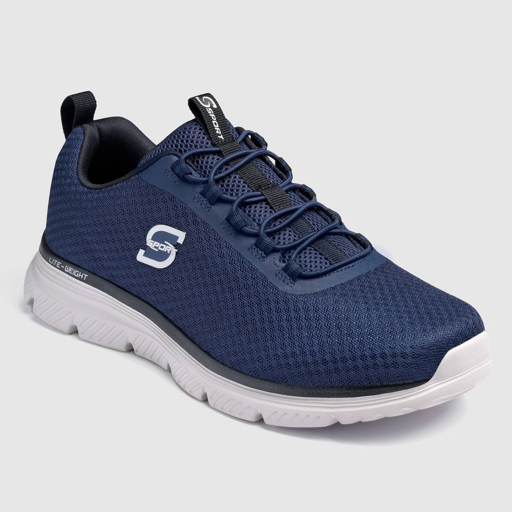 Size 9.5  S Sport By Skechers Men's Wilmer Sneakers - Navy 