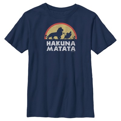 Boy's Lion King Hakuna Matata Silhouette T-shirt : Target