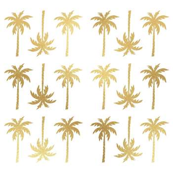 Palm Tree Peel and Stick Wall Decal Gold Foil - RoomMates