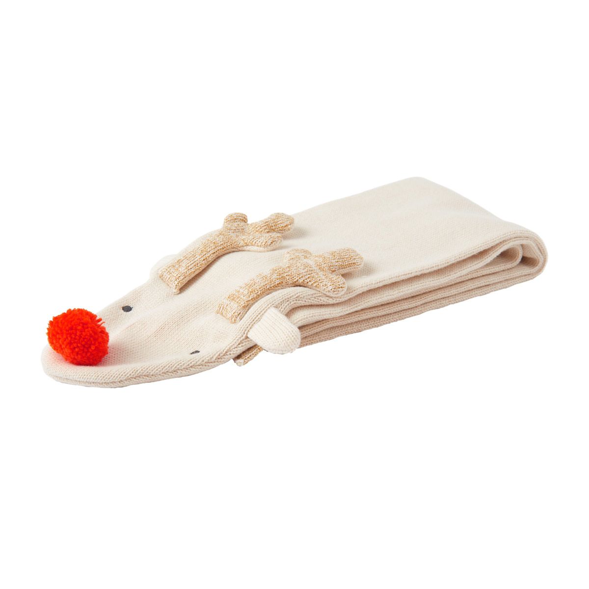 Meri Meri Knitted Reindeer Scarf (Pack of 1) - thumbnail 4