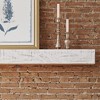 Country Living Hatteras Floating Farmhouse Mantel Shelf in Whitewash - 4 of 4