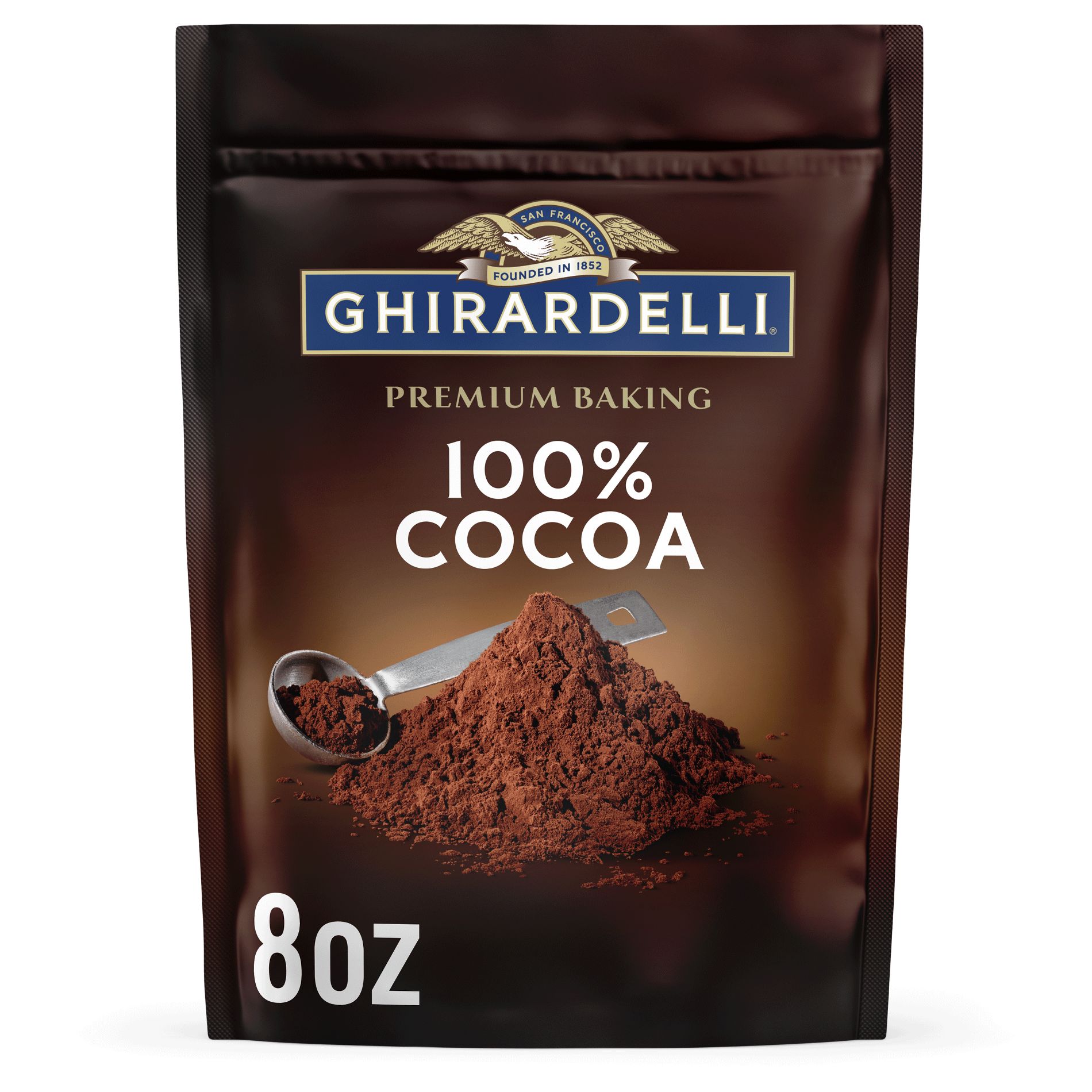 GHIRARDELLI Premium Baking 100% Cocoa Unsweetened Cocoa Powder - 8oz