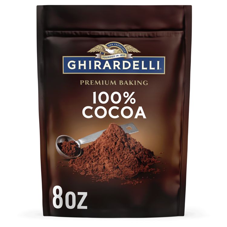 GHIRARDELLI Premium Baking 100% Cocoa Unsweetened Cocoa Powder - 8oz, 1 of 6