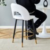 KTMBDW Bar Stools, PU Leather Swivel Barstools, Kitchen Counter Bar Stool, Kitchen Island Chairs, 2 Pcs - 3 of 4